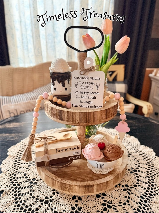 Other - Ice Cream 16 piece Farmhouse display set